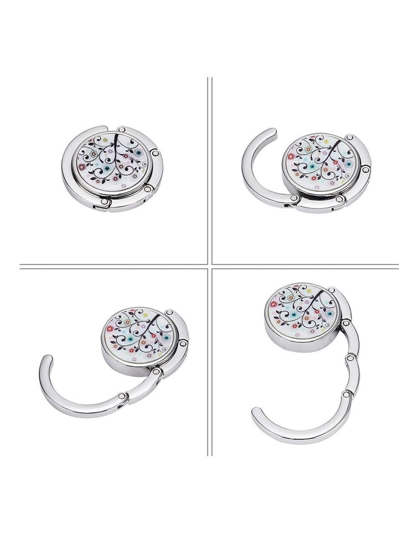 KASTWAVE Purse Hooks, Foldable Handbag Hook, Women Bag Purse Hook Handbag Hanger for Table Handbag Storage, Mixed Set 4Pack - Image 5