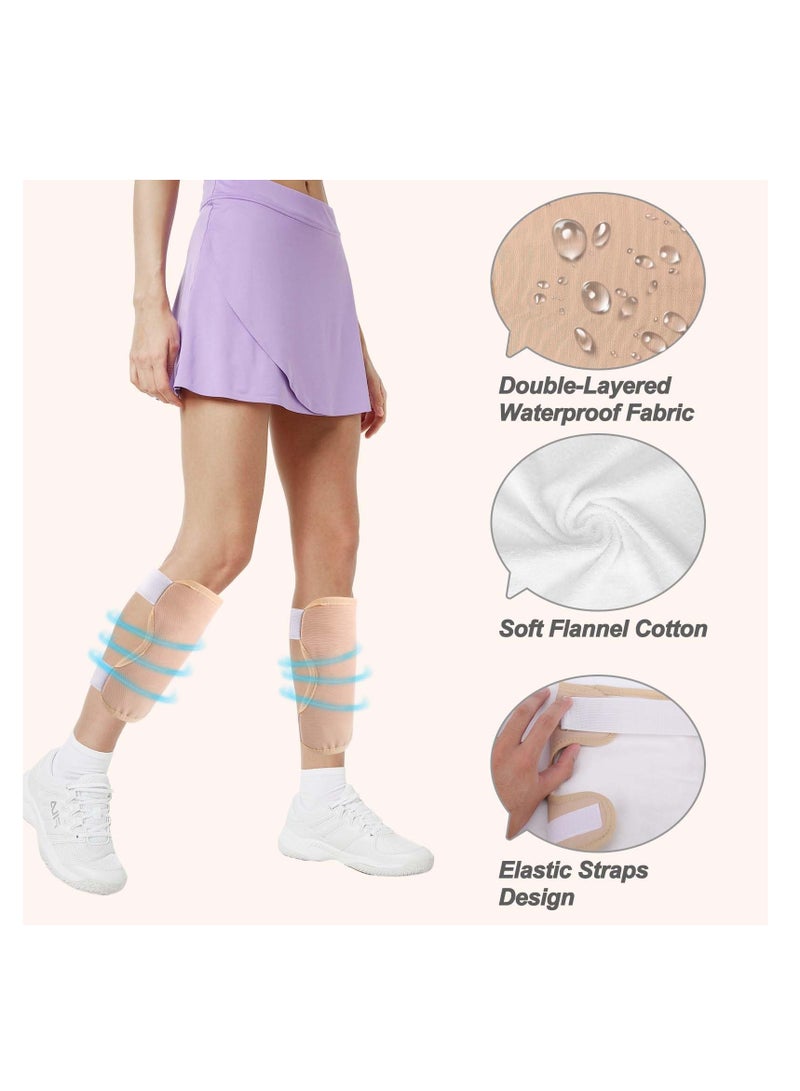 Generic Organic Castor Oil Pack for Knee Relief, Waterproof Design for Joints, Enhances Blood Circulation, Eases Muscle Pain, Reusable with Laundry Storage Bags. - Image 2