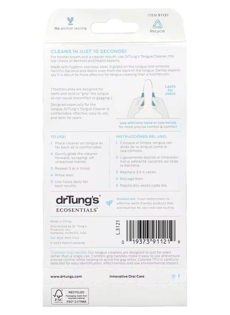 drTung's Dr. Tang's Tongue Cleaner, 1 Piece  - Image 2