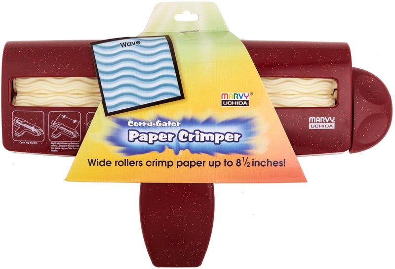 UCHIDA CorruGator Paper Crimper 85WaveBlue