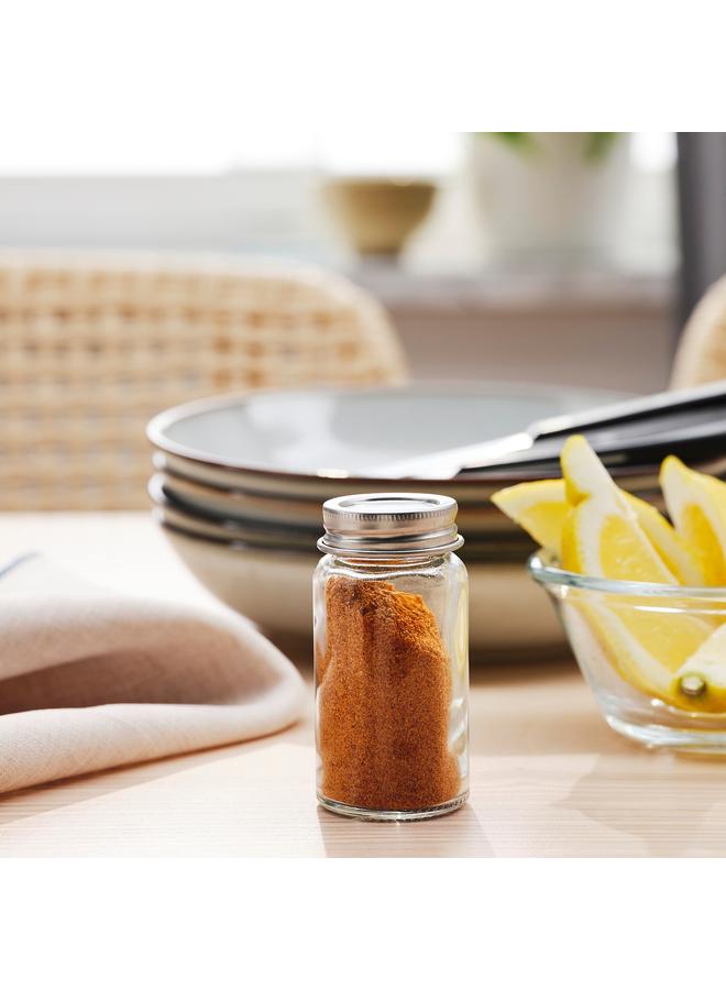 erorex Spice jar, clear glass/stainless steel, 6 cl - Image 3