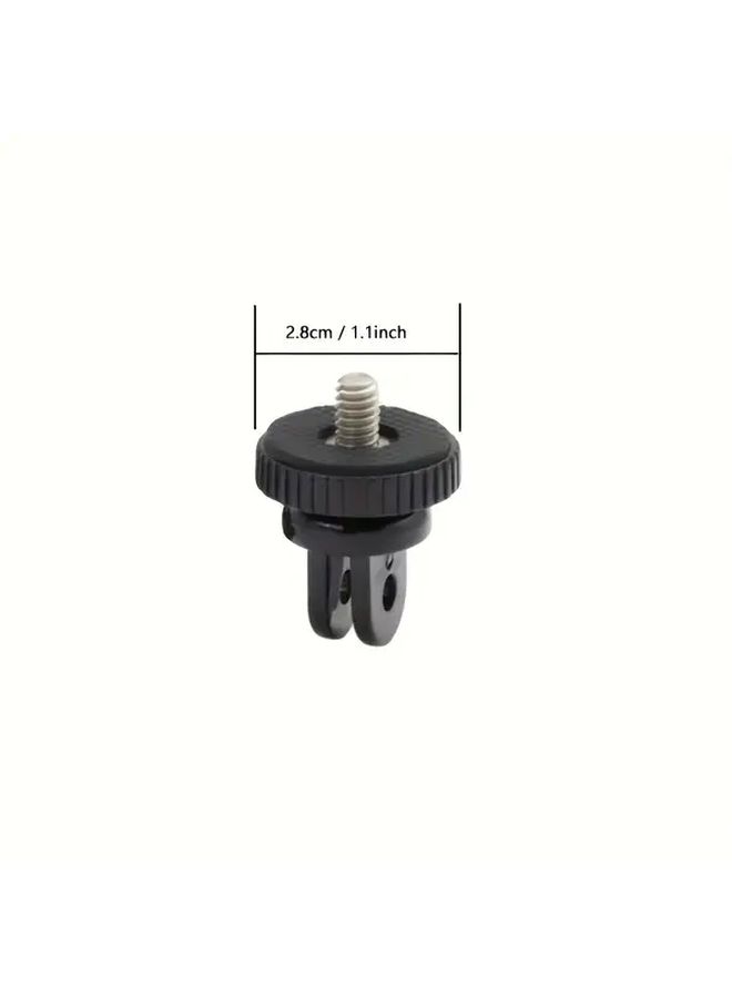 9 In 1 Action Camera Mount Tripod Adapter Accessory Kit With Base And Screws - Image 4