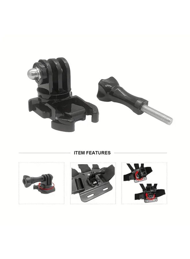9 In 1 Action Camera Mount Tripod Adapter Accessory Kit With Base And Screws - Image 2