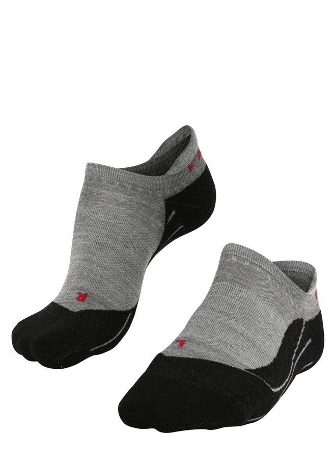 FALKE Men's TK5 Wander Invisible Hiking Socks, Merino Wool, No Show, Light Padding, Max Comfort, Athletic Sock, Grey (Light Grey 3403), 6.5-8.5, 1 Pair - Image 1