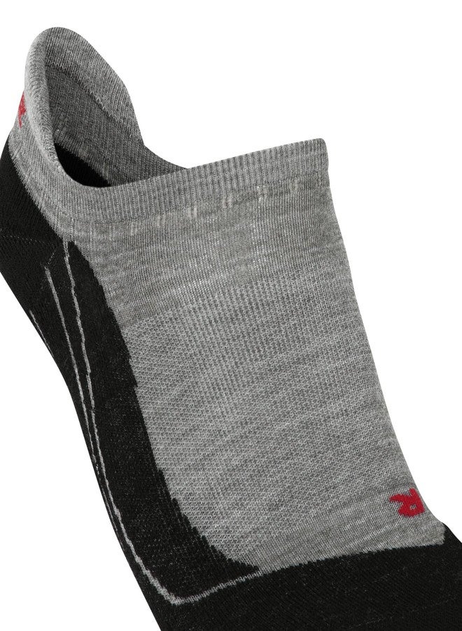 FALKE Men's TK5 Wander Invisible Hiking Socks, Merino Wool, No Show, Light Padding, Max Comfort, Athletic Sock, Grey (Light Grey 3403), 6.5-8.5, 1 Pair - Image 4