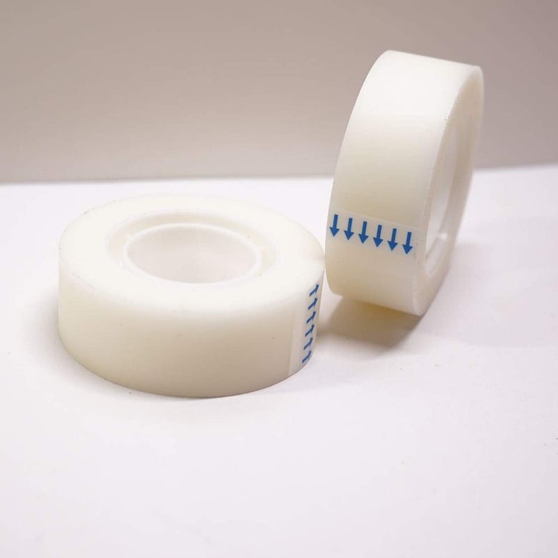 KIDMEN Invisible Tape,Writeable Tape，Repairable Tape for Office, Home, School，5 Dispensered Rolls, 0.7 x 1000 Inch - Image 3