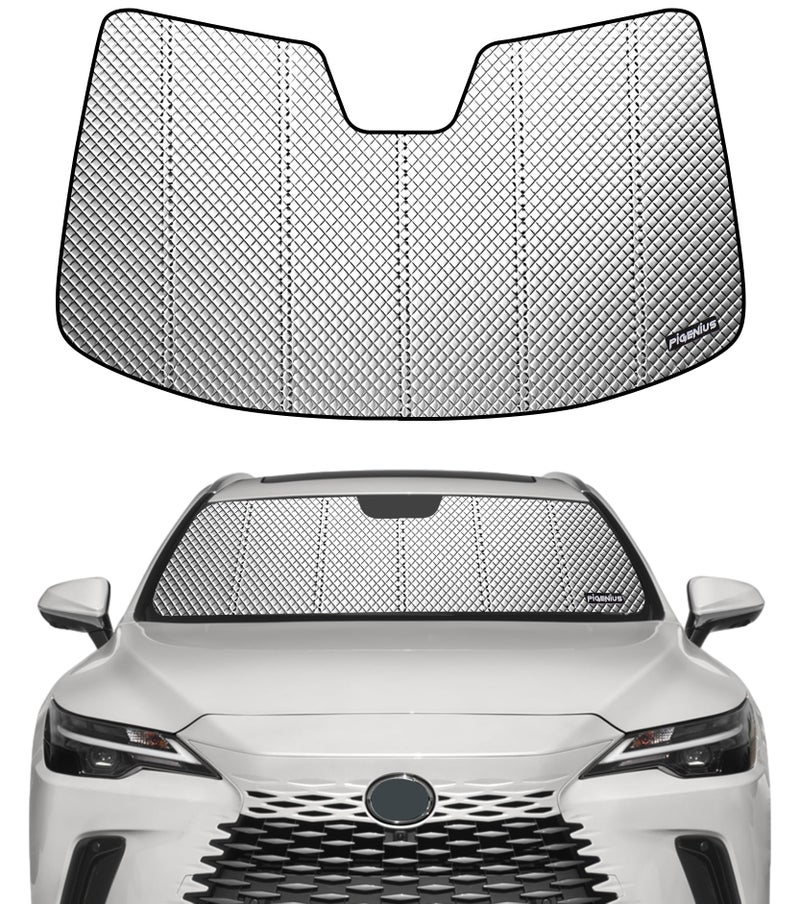 Pigenius Windshield Sun Shade for 20232025 Lexus RX Front Window Sunshade with Storage Bag