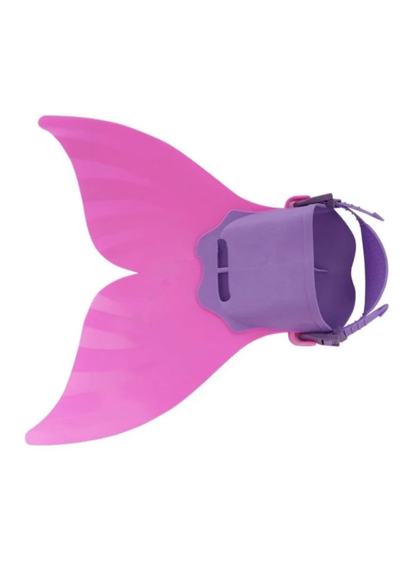 Generic Mermaid Monofin Swim Fin for Kids Adjustable Mermaid Tail Swimming Fins with Flipper Diving Fins for Girls Boys Professional Monofins for Pool Beach Ocean Water Sports and Fun - Image 4
