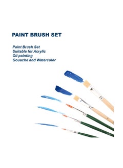 M&G M&G Chenguang WATER BRUSH SET BRISTLES & NYLON WOOLS - 5 PCS - No:ABH978B8  - Image 2