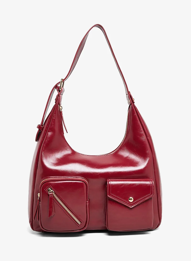 أر أند بي Solid Shoulder Bag
