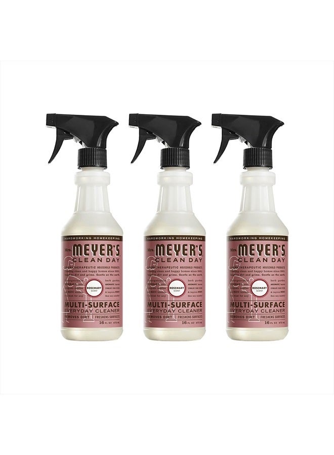Mrs. Meyer's Clean Day All-Purpose Cleaner Spray, Rosemary, 16 fl. oz - Pack of 3 - Image 1