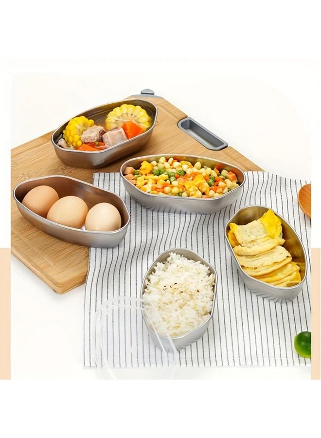 3 Pcs Stainless Steel Steamer Baskets for Vegetables Rice Meat Cooking Kitchen - Image 4