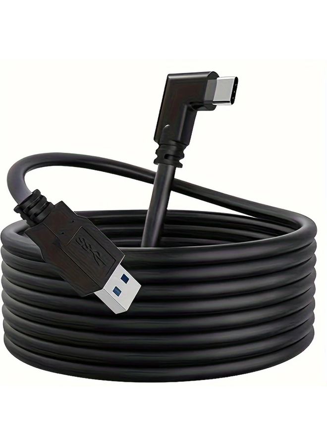 USB C Cable 5Gbps High Speed 3A Fast Charging 196.85 Inch for PC Gaming External Hard Drive - Image 1
