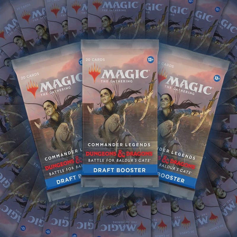 Magic the Gathering Magic: The Gathering Commander Legends: Battle for Baldur’s Gate Draft Booster Box | 24 Packs (480 Magic Cards) - Image 3