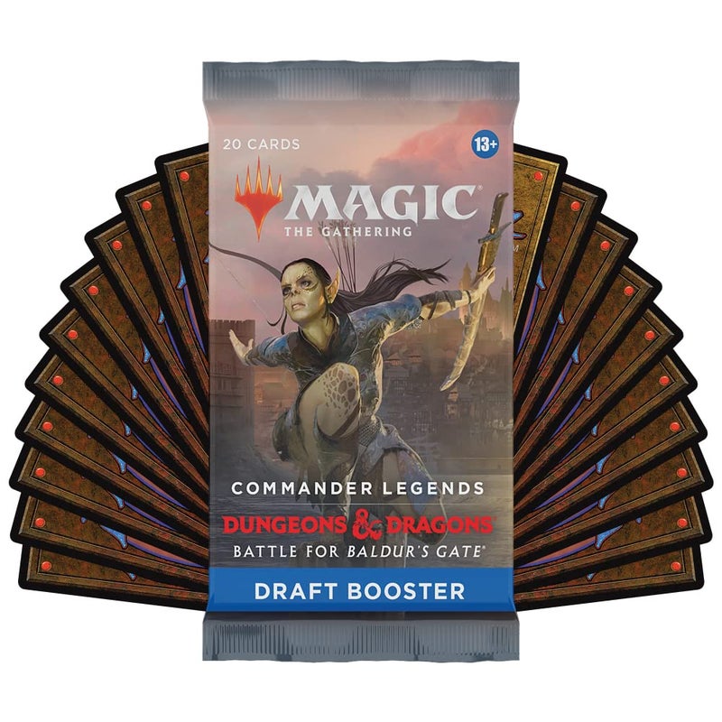 Magic the Gathering Magic: The Gathering Commander Legends: Battle for Baldur’s Gate Draft Booster Box | 24 Packs (480 Magic Cards) - Image 4