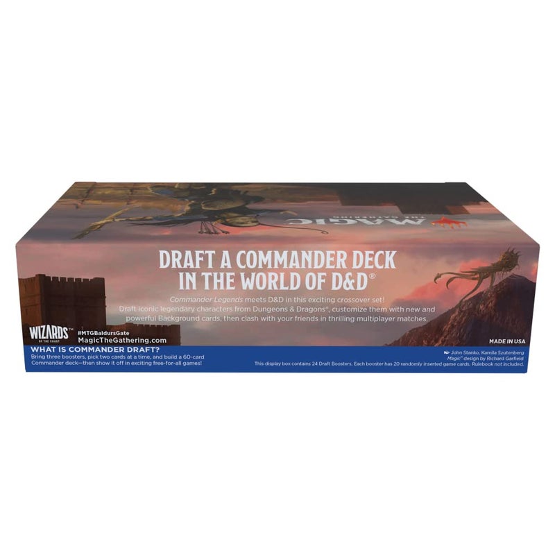 Magic the Gathering Magic: The Gathering Commander Legends: Battle for Baldur’s Gate Draft Booster Box | 24 Packs (480 Magic Cards) - Image 5