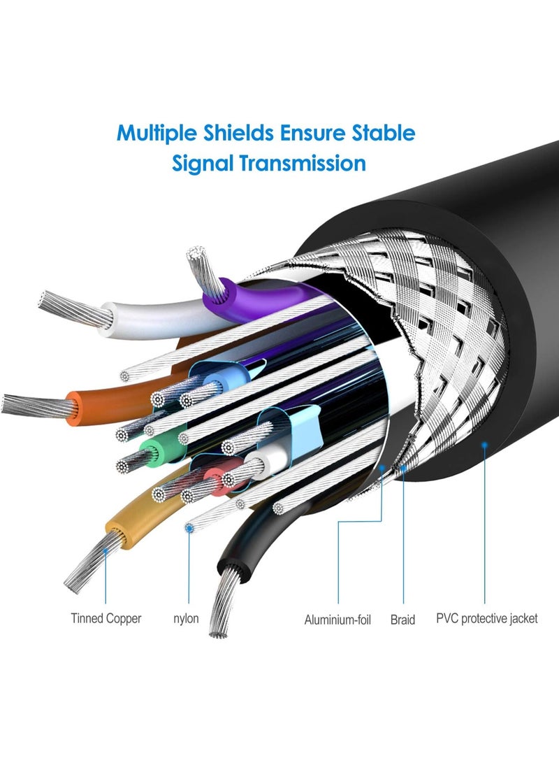 Salab 1080P Full HD 15 pin Male To Male vga cord for Projector,PC,Monitor & LCD supports high definition video and image resolutions on display 1.5 Mtr - Image 3