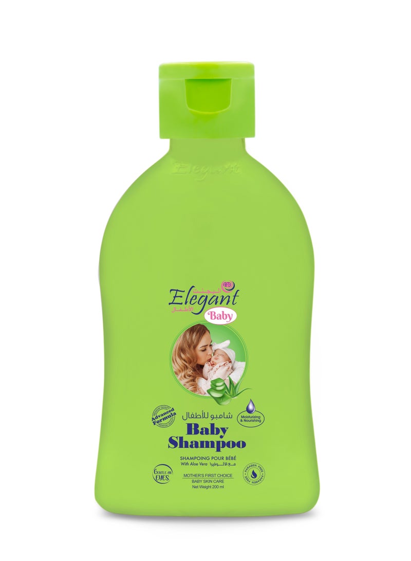 Elegant Elegant Baby Shampoo Aloe Vera 200ml - Image 1