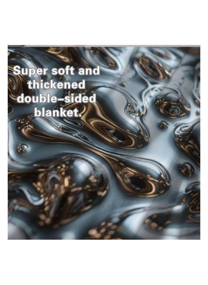 عام بطانية رقيقة من الفانيلا (دافئة ومريحة، ومناسبة للنوم واستخدام الألعاب وإزالة الغبار ومقاومة للرمل) 150 سم * 200 سم - 47 - Image 5