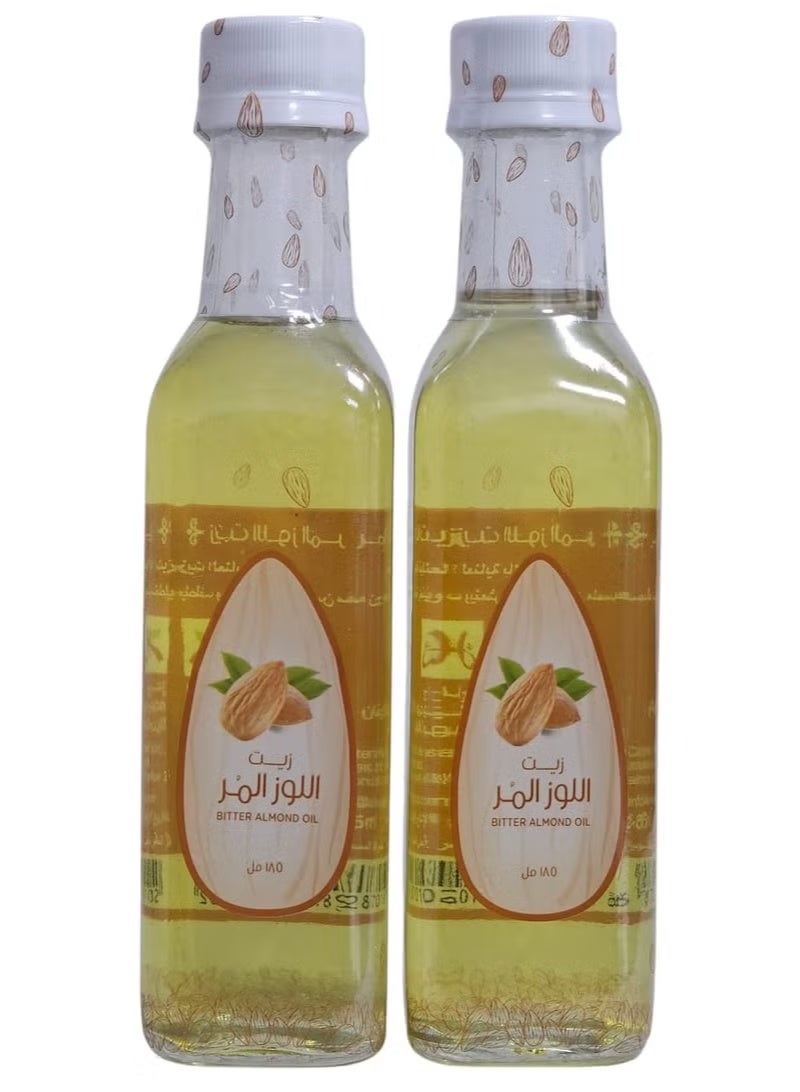 Bitter almond oil 185ml (2 bottles)