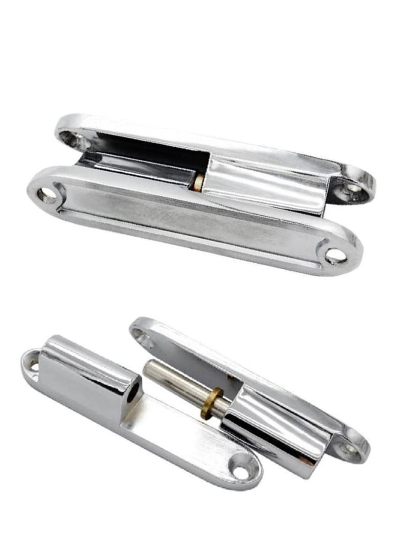 Excefore Cabinet Hinges, Zinc Alloy Renovation Detachable Hinge, H-Shape Rotate Detachable Hinges for Window Cupboard Cabinet Room Kitchen Garden Doors 2 Pcs  - Image 4