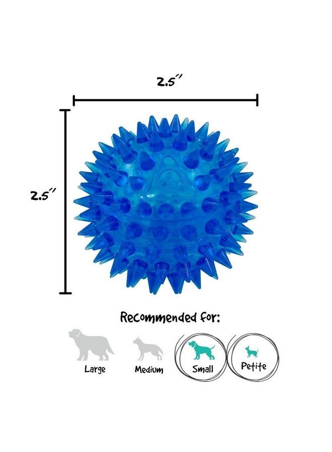 كرة ضوئية تفاعلية قابلة للمضغ للحيوانات الأليفة، مصنوعة من المطاط الطبيعي تصدر أصوات صرير، ألعاب للحيوانات الأليفة للكلاب والجراء والقطط (اللون حسب التوافر) - Image 4