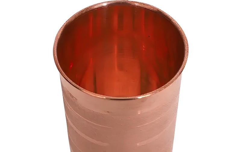 Adoko 100% Pure Copper Tumbler 300ml | Ayurvedic Drinking Glass for Water | Handcrafted Copper Utensil for Daily Use – 1Pc - Image 2