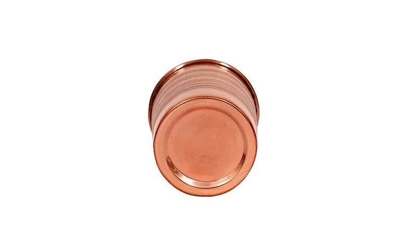 Adoko 100% Pure Copper Tumbler 300ml | Ayurvedic Drinking Glass for Water | Handcrafted Copper Utensil for Daily Use – 1Pc - Image 3