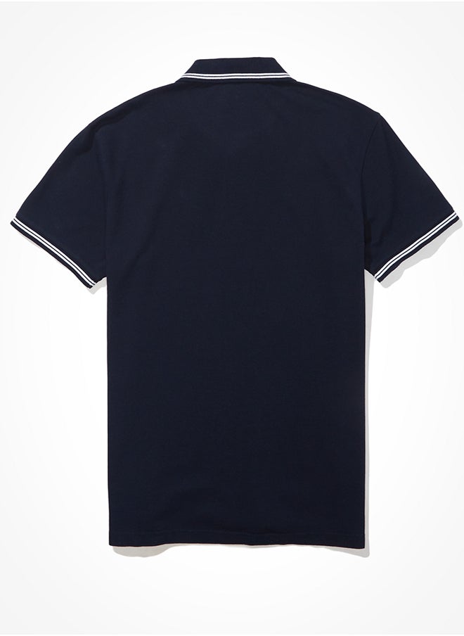 American Eagle Logo Pique Polo  - Image 3