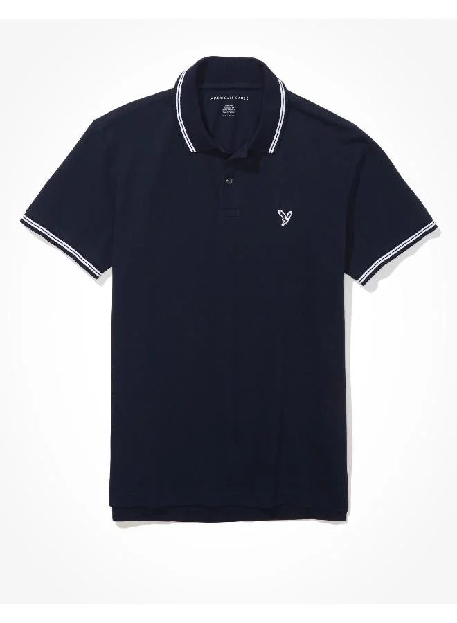 American Eagle Logo Pique Polo