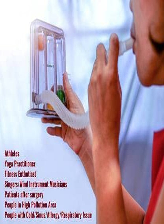 SHOP & SHOPPEE 3-Ball Lung, Incentive Spirometer Respiratory Exerciser. - Image 3