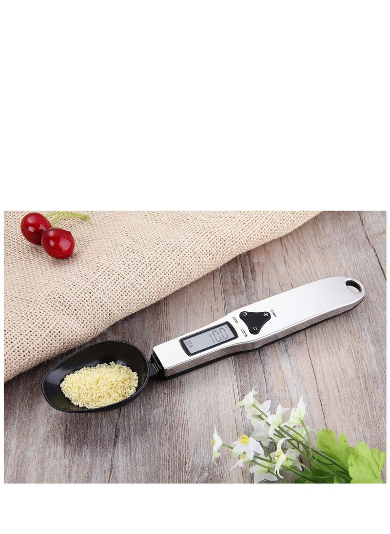 ARCOON - ARCOON Digital Spoon Scale 500g/0.1g - Stainless Steel Food Measuring Scale, Small Baking Scale with LCD Display - Image 1