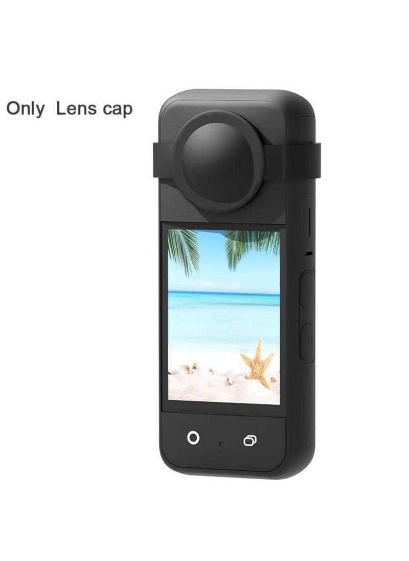 KASTWAVE - Action Camera Case Fit for Insta-360 ONE X3, Waterproof Durable Silicone Protective Cover Lens Cap Compatible for Insta-360 ONE X3 Accessory (Black) - Image 1