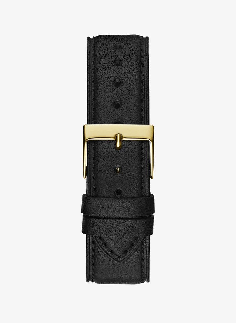 Guess  Crescent Leather Strap Analog Watch for Men | Best Price UAE