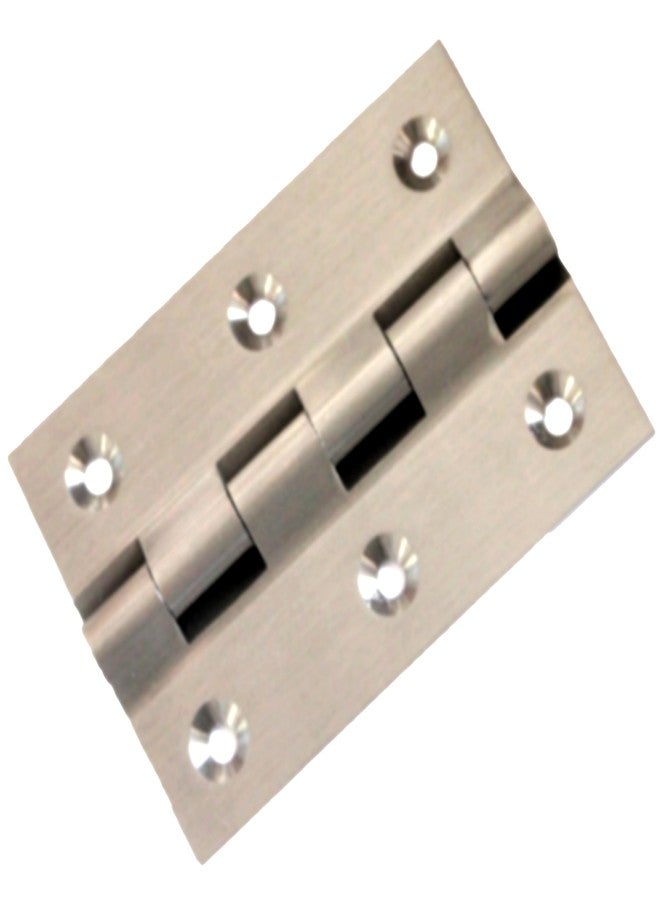 RiseOm Brass Railway Hinges Used on Window Doors (3 x 7/8 x 1/8) inches / (75 x 23 x 3) mm Pack of 4