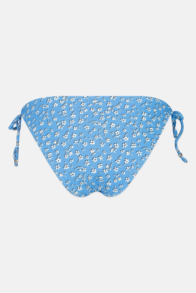 Accessorize بيكيني سفلي بسحاب للنساء بطبعة زهور، أزرق - Image 3
