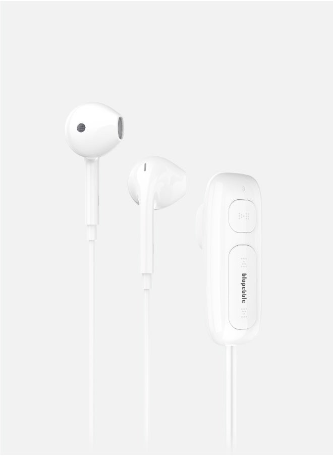 blupebble BT Clip Wireless Earphone | Bluetooth 5.3 Neckband Earbuds with Mic, 12H Playtime, Hands-Free Calls, Sweatproof Design – Compatible with iOS & Android  - Image 1