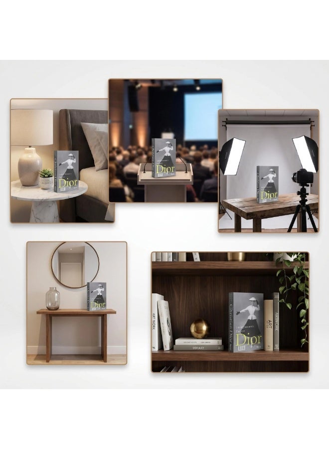NIBEMINENT Luxury Christian Dior Fashion Decorative Book – High-Gloss Art Edition for Coffee Table & Home Styling - Image 5