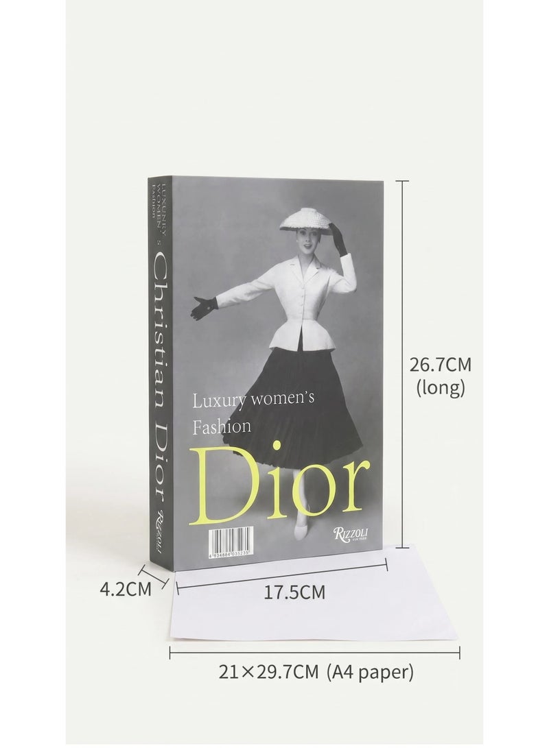 NIBEMINENT Luxury Christian Dior Fashion Decorative Book – High-Gloss Art Edition for Coffee Table & Home Styling - Image 3