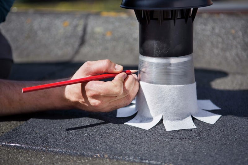 Bison Rubber Seal® Textile Tape Roll 10 cm x 10 m - Image 3