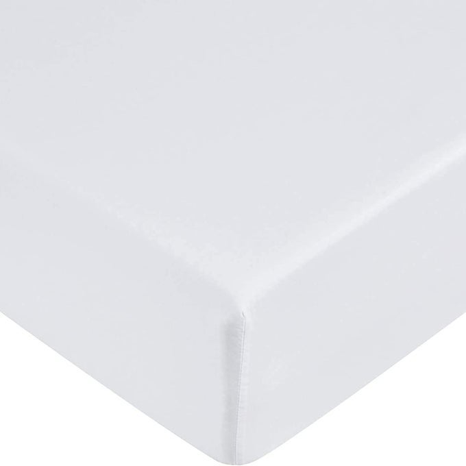 4FT SMALL DOUBLE FITTED SHEET 200 THREAD COUNT 30CM12 INCH DEEP POCKET 100 EGYPTIAN COTTON HOTEL QUALITY BED SHEETS122 X 190WHITE