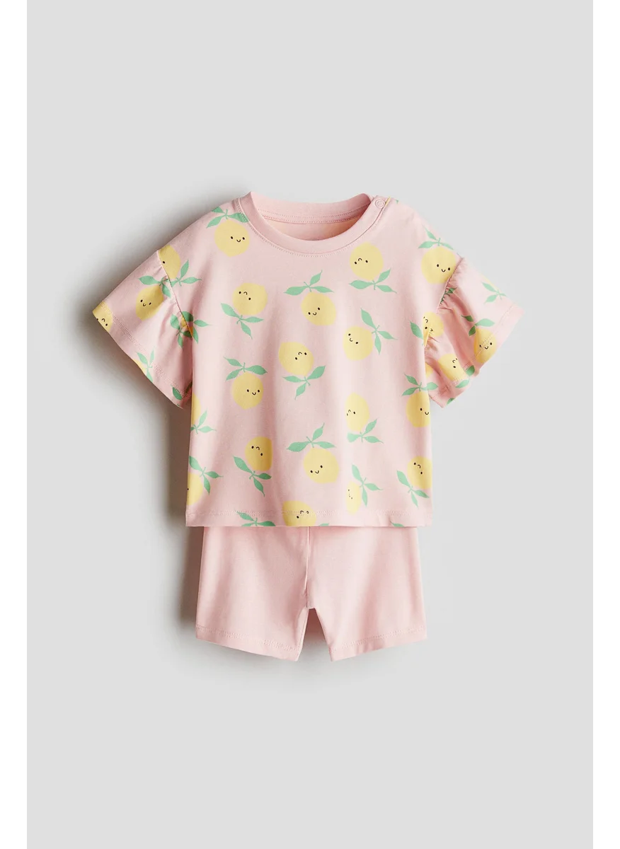 H&M 2-Piece Cotton Jersey Set
