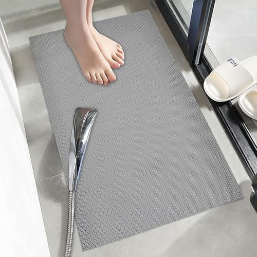 VNQ! Anti Skid & Multipurpose Rubber Mat/Bathroom Mat/Shower Mat/Carpet/Rugs/Rainmat/Swimming Pool Mat Colour Grey|(16x24 inch Feet) - Image 3