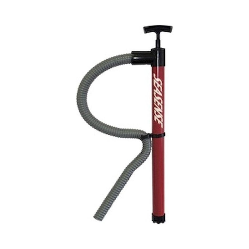 SeaSense Hand Bilge Pump - Self-Priming, Manual Bilge Pump for Water Removal on Small Boats, Kayaks, Canoes, Bilges or Any Place Water Collects - 24" x 72" Hose - Image 1