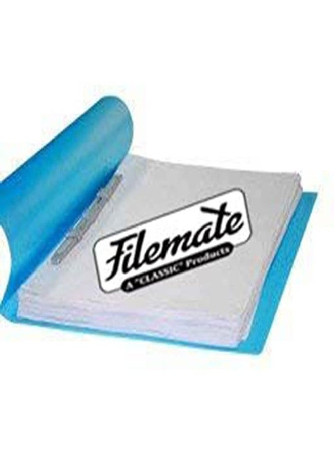 Filemate A4 size Report File with side pocket(Pack of 5 pcs)(Size: 12 X 8.75 inch)(Paper Holding Capacity - 50 to 75 pages approx)(Crossline Design)(Hard Plastic Clip) / Project File(Red, blue, green, yellow and white color) - Image 2