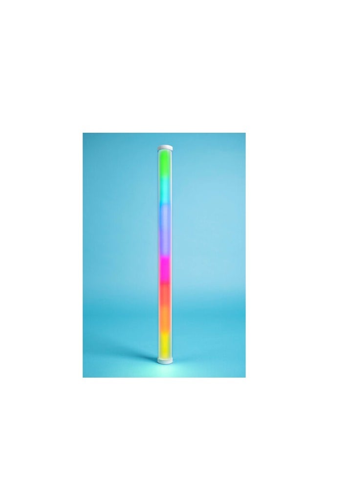 Aputure Amaran PT2C RGB LED Pixel Tube Light – 2-Foot, 2-Light Production Kit with RGBWW Pixels, Adjustable CCT (2700K–10000K), Built-in Battery, 46 Color Presets, Sidus Link App & DMX Control, Hard Case Included