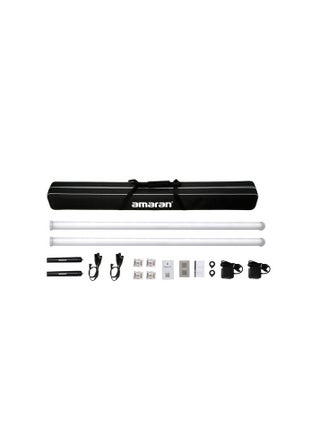 Aputure Amaran PT2C RGB LED Pixel Tube Light – 2-Foot, 2-Light Production Kit with RGBWW Pixels, Adjustable CCT (2700K–10000K), Built-in Battery, 46 Color Presets, Sidus Link App & DMX Control, Hard Case Included - pzsku/Z6C0E5B7F2EFAF7A53AB1Z/45/1746219905/886d6c84-1cf1-4667-ab53-d9a301c9f71b