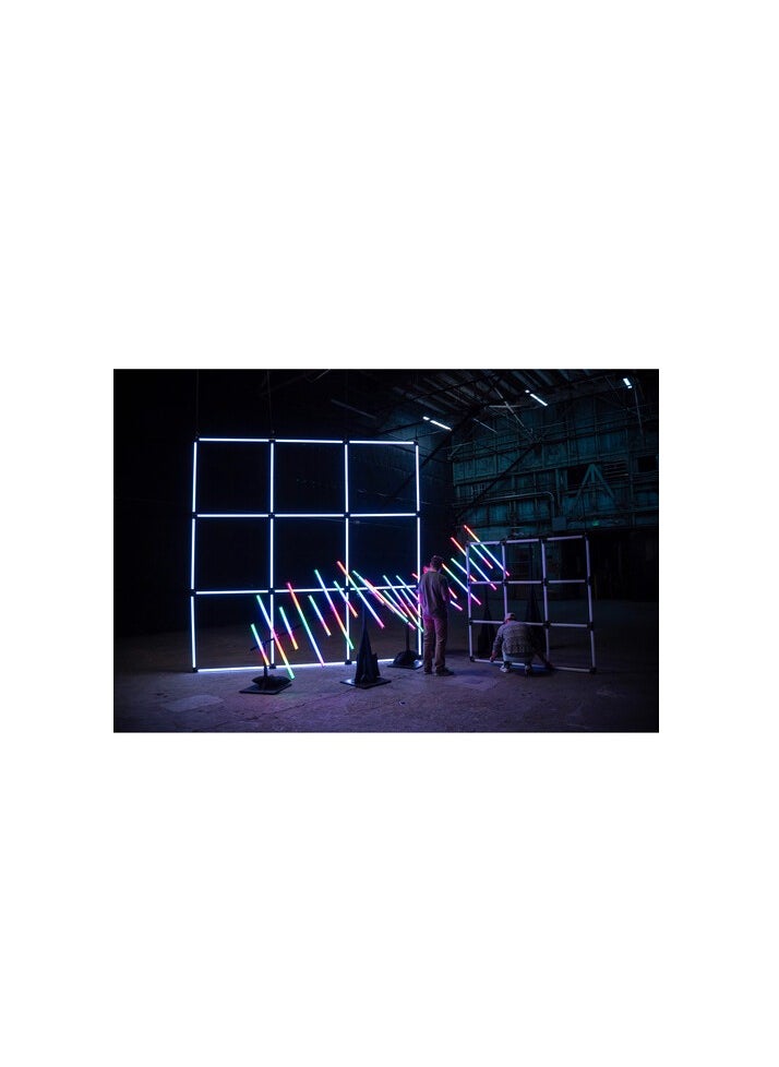 Aputure Amaran PT2C RGB LED Pixel Tube Light – 2-Foot, 2-Light Production Kit with RGBWW Pixels, Adjustable CCT (2700K–10000K), Built-in Battery, 46 Color Presets, Sidus Link App & DMX Control, Hard Case Included