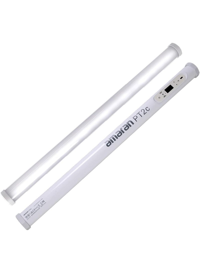 Aputure Amaran PT2C RGB LED Pixel Tube Light – 2-Foot, 2-Light Production Kit with RGBWW Pixels, Adjustable CCT (2700K–10000K), Built-in Battery, 46 Color Presets, Sidus Link App & DMX Control, Hard Case Included - Image 5