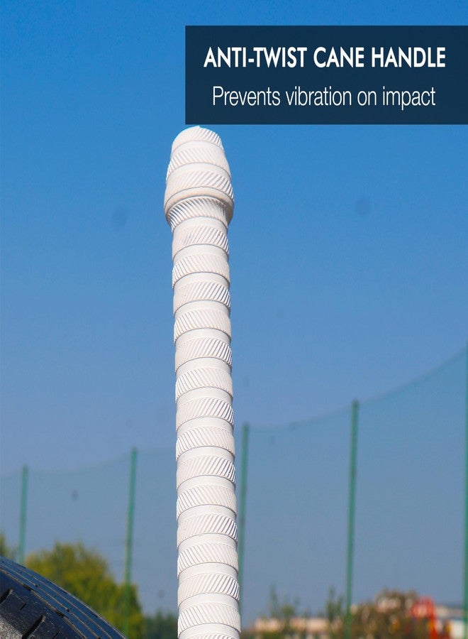 زاب مضرب تنس كريكيت ZAP Bouncer Kashmir Willow Scoop (33.5 بوصة) | تصميم بخمسة تجاويف | خفيف الوزن ومتوازن جيدًا | مثالي لكرات التنس اللينة والصلبة | مضرب تنس جاهز للبطولات - Image 5